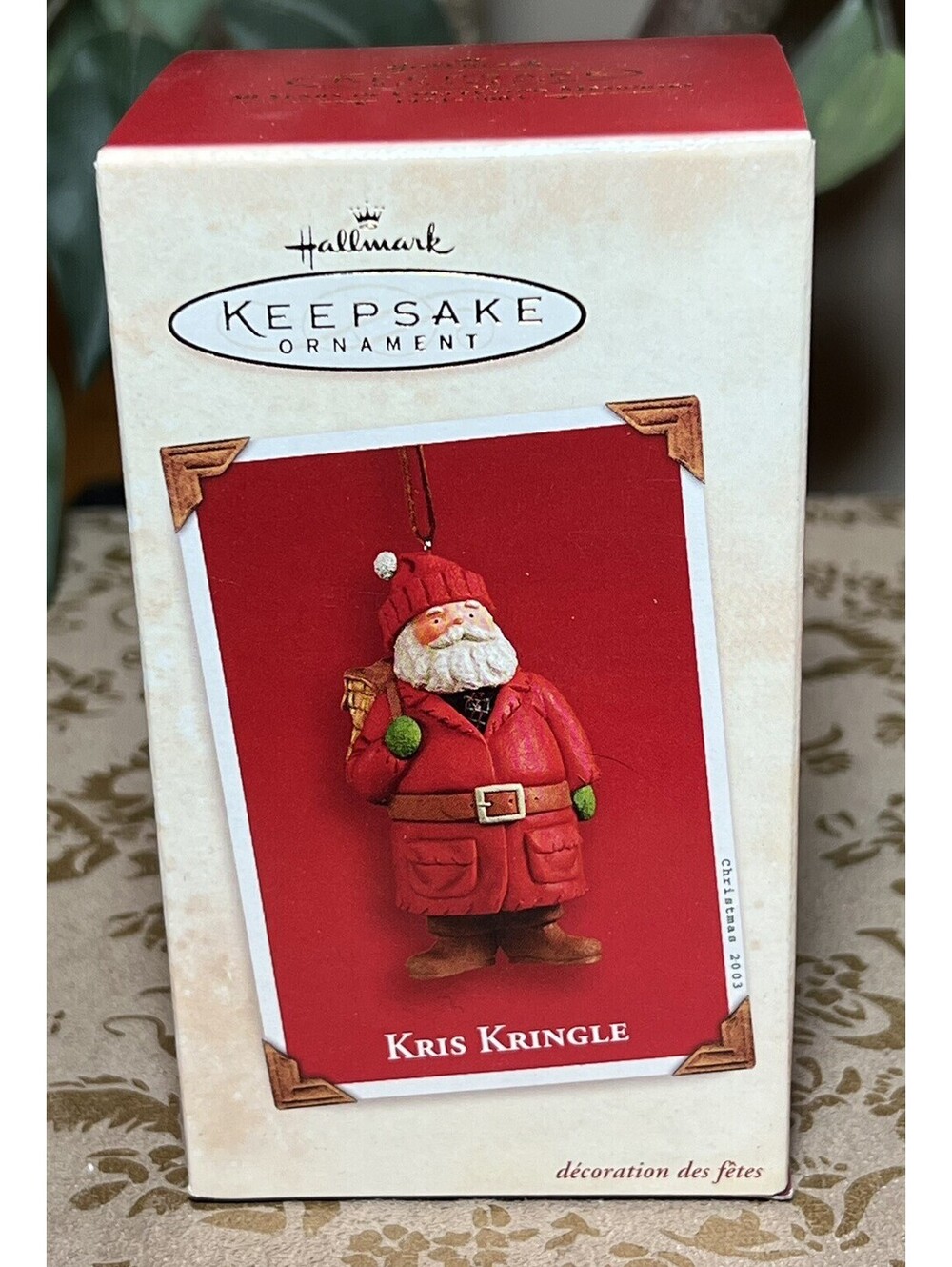 Hallmark Keepsake Kris Kringle Christmas Tree Ornament Santa Claus 2003